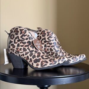 Ariat Women's Leopard Ankle Booties
